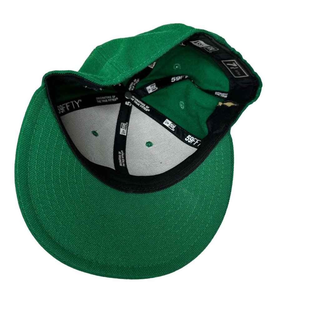 New Era Vancouver Canucks NHL Hockey Green Hat Fitted 7 1/4 Embroidered Logo - Picture 5 of 10